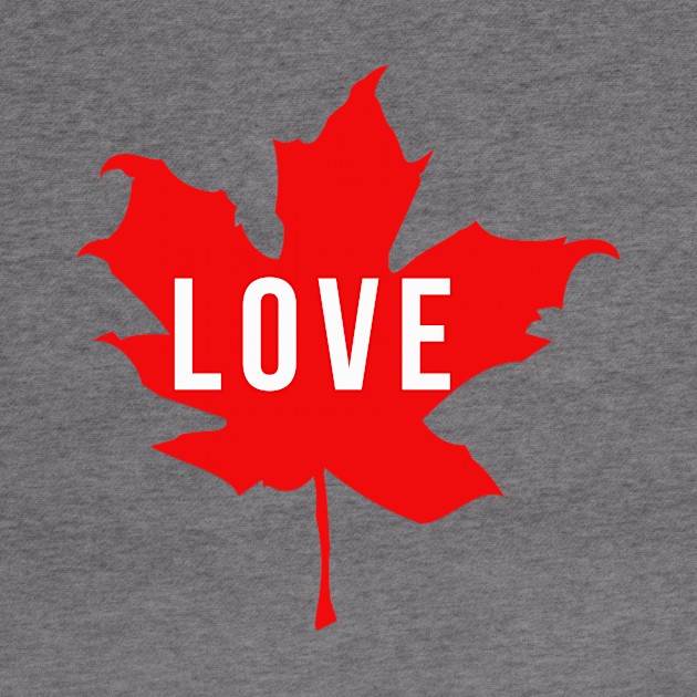 Love Maple Leaf by teegear